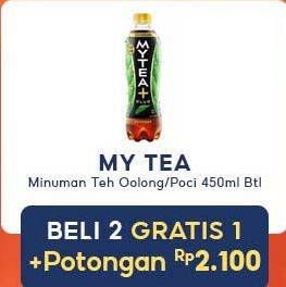 Promo Harga MY TEA Minuman Teh Poci Oolong 450 ml - Indomaret