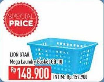 Promo Harga LION STAR Mega Laundry Basket CB10  - Hypermart
