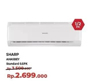 Promo Harga Sharp AH-A5BEY Air Conditioner Garuda Series  - Yogya