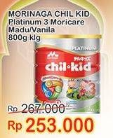 Promo Harga MORINAGA Chil Kid Platinum Madu, Vanilla 800 gr - Indomaret