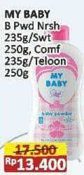 Promo Harga My Baby Baby Powder Sweet Floral, Telon Plus 250 gr - Alfamart