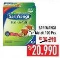 Promo Harga Sariwangi Teh Melati 100 pcs - Hypermart