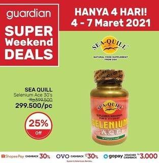 Promo Harga SEA QUILL Selenium Ace 30 pcs - Guardian