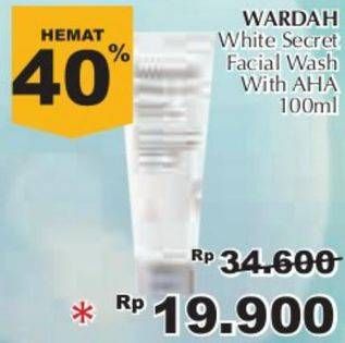 Promo Harga WARDAH White Secret Facial Wash 100 ml - Giant