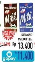 Promo Harga DIAMOND Milk UHT 1000 ml - Hypermart