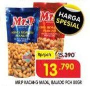 Promo Harga Mr.p Peanuts Madu, Balado 40 gr - Superindo