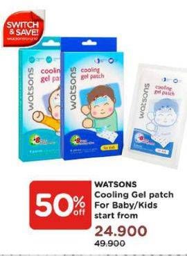 Promo Harga WATSONS Cooling Gel Patch Baby/Kids  - Watsons