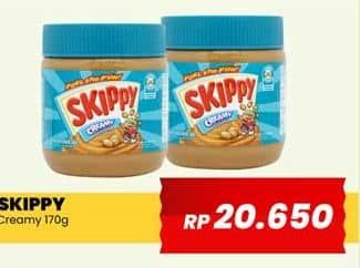 Promo Harga Skippy Peanut Butter Creamy 170 gr - Yogya