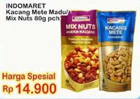 Promo Harga Kacang Mete/ Mix Nuts 80gr  - Indomaret
