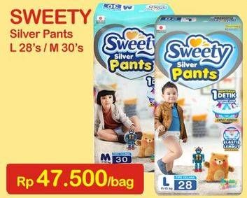 Promo Harga Sweety Silver Pants M30, L28  - Indomaret