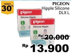 Promo Harga PIGEON Silicone Nipple L  - Giant