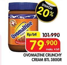 Promo Harga Ovomaltine Selai Crunchy Cream 380 gr - Superindo