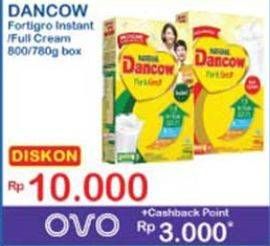Promo Harga Dancow FortiGro Susu Bubuk Full Cream, Instant 800 gr - Indomaret