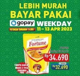 Promo Harga Fortune Minyak Goreng 2000 ml - Hypermart