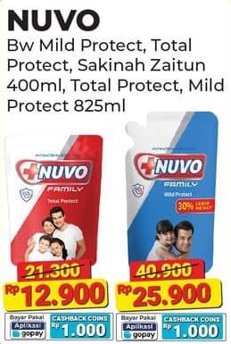 Promo Harga Nuvo Body Wash Mild Protect, Total Protect, Sakinah 450 ml - Alfamart