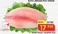 Promo Harga Ikan Fillet Tilapia  - Superindo