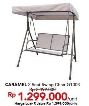 Promo Harga TRANSLIVING Caramel 2 Seat Swing Chair G1003  - Carrefour