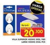 Promo Harga VILLA Superior Hooks 1180/1003  - Superindo
