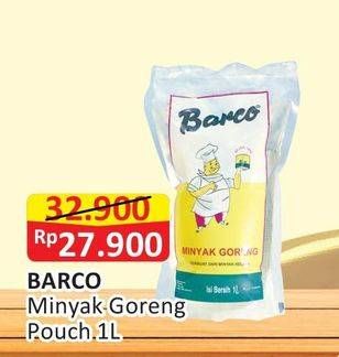 Promo Harga BARCO Minyak Goreng Kelapa 1 ltr - Alfamart