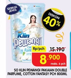 Promo Harga So Klin Pewangi  - Superindo