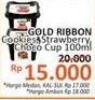 Promo Harga CAMPINA Gold Ribbon Strawberry, Chocolate 100 ml - Alfamidi