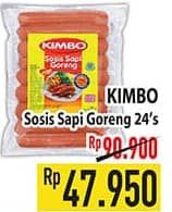 Promo Harga Kimbo Sosis Sapi Goreng 744 gr - Hypermart