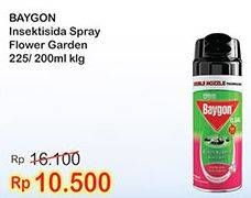 Promo Harga BAYGON Insektisida Spray Flower Garden, Flower Garden 200 ml - Indomaret