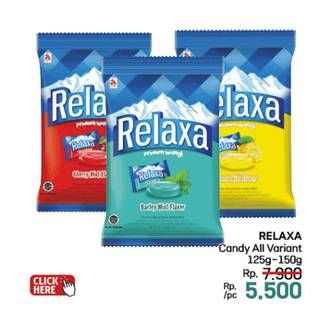Promo Harga Relaxa Candy All Variants 125 gr - LotteMart