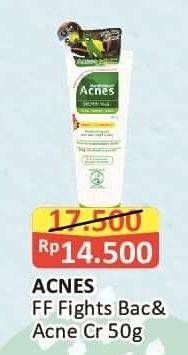 Promo Harga ACNES Facial Wash Fights Bac Acne 50 gr - Alfamart