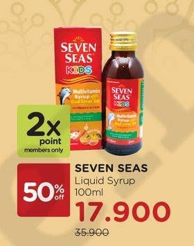 Promo Harga SEVEN SEAS Kids Multivitamin Syrup 100 ml - Watsons