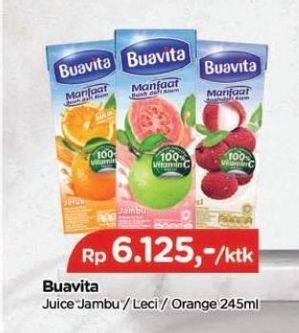Promo Harga Buavita Fresh Juice Guava, Lychee, Orange 250 ml - TIP TOP