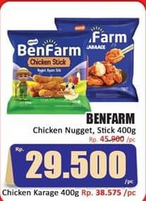 Promo Harga Benfarm Chicken Nugget Stick 400 gr - Hari Hari