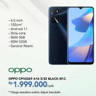 Promo Harga OPPO A16  - Carrefour