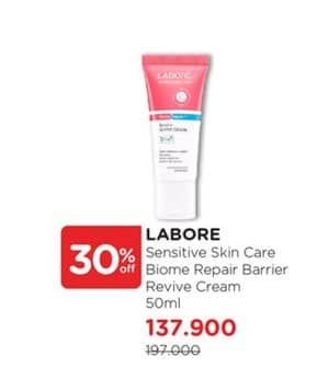 Promo Harga Labore Sensitive Skin Care Biomerepair Barrier Revive Cream 50 ml - Watsons