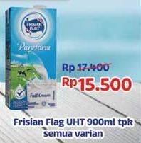 Promo Harga FRISIAN FLAG Susu UHT Purefarm All Variants 900 ml - Indomaret