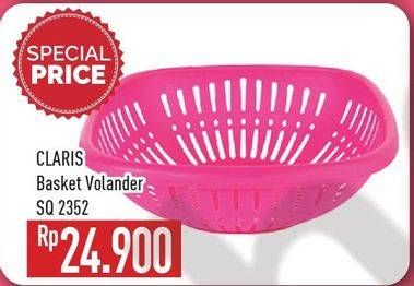Promo Harga CLARIS Basket Volander SQ 2352  - Hypermart