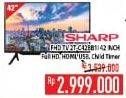 Promo Harga SHARP 2T-C42BD1i | LED TV 42"  - Hypermart