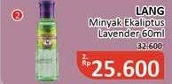 Promo Harga CAP LANG Minyak Ekaliptus Aromatherapy Lavender 60 ml - Alfamidi