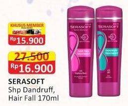 Promo Harga Serasoft Shampoo Hairfall Treatment, Anti Dandruff 170 ml - Alfamart