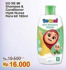 Promo Harga DOREMI Kids Shampoo & Conditioner Nussa Rara 180 ml - Indomaret