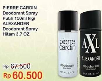 Promo Harga PIERRE CARDIN Deodorant Spray  - Indomaret
