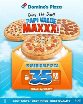Promo Harga Papi Value Maxxx  - Domino Pizza