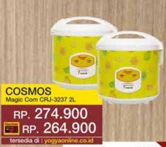 Promo Harga Cosmos CRJ-3237 Rice Cooker  - Yogya