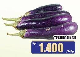 Promo Harga Terong Ungu per 100 gr - Hari Hari