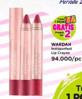 Promo Harga WARDAH Instaperfect Lip Crayon All Variants  - Watsons