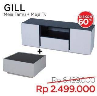 Promo Harga COURTS Gill Meja TV  - Courts