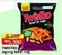 Promo Harga Twistko Snack Jagung Bakar Jagung Bakar 70 gr - Alfamart