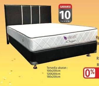 Promo Harga ANGEL Bed Neo Onyx 160x200 Cm  - LotteMart