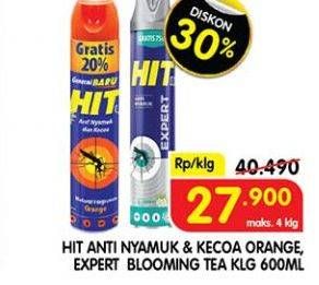 Promo Harga HIT Aerosol Orange/ Blooming Tea 600 mL  - Superindo