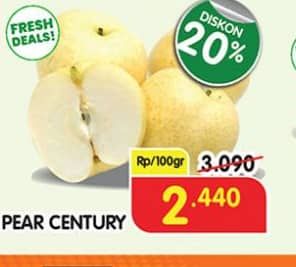 Promo Harga Pear Century per 100 gr - Superindo